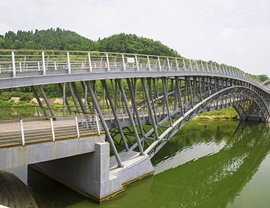 遂寧仁里鎮景區鋼架橋工程